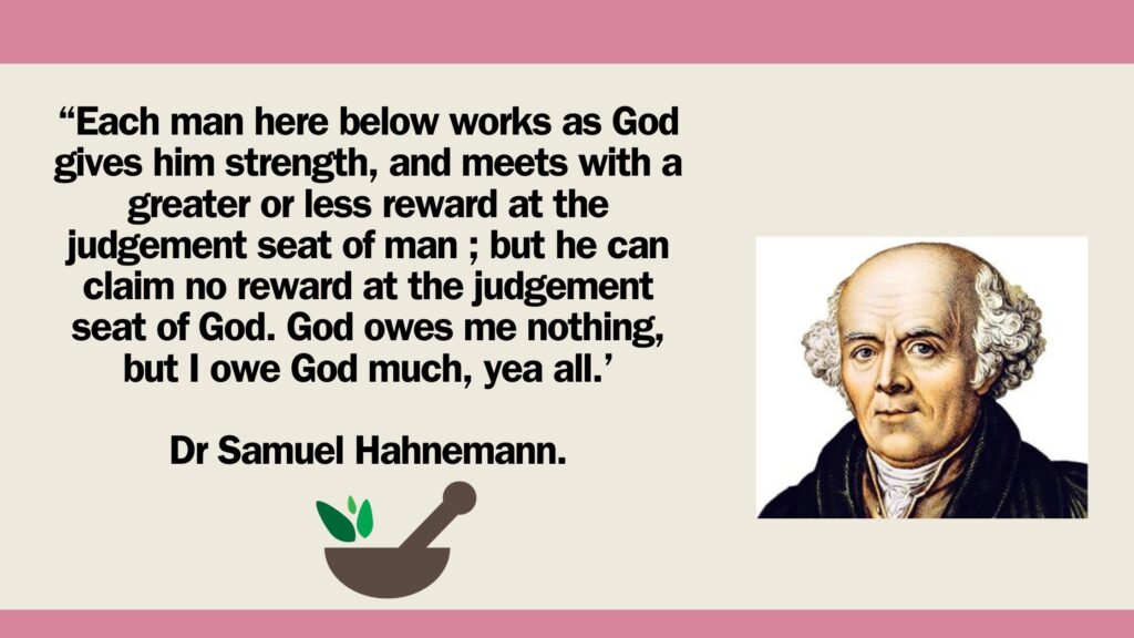 Best quotes by Dr Samuel hahnemann